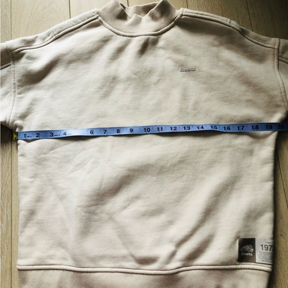 Roots Cream Mock Neck Sweatshirt - Picture 10 of 10